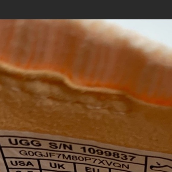 NWOT UGG Tread Lite Willows Peach Sneaker - Picture 11 of 11